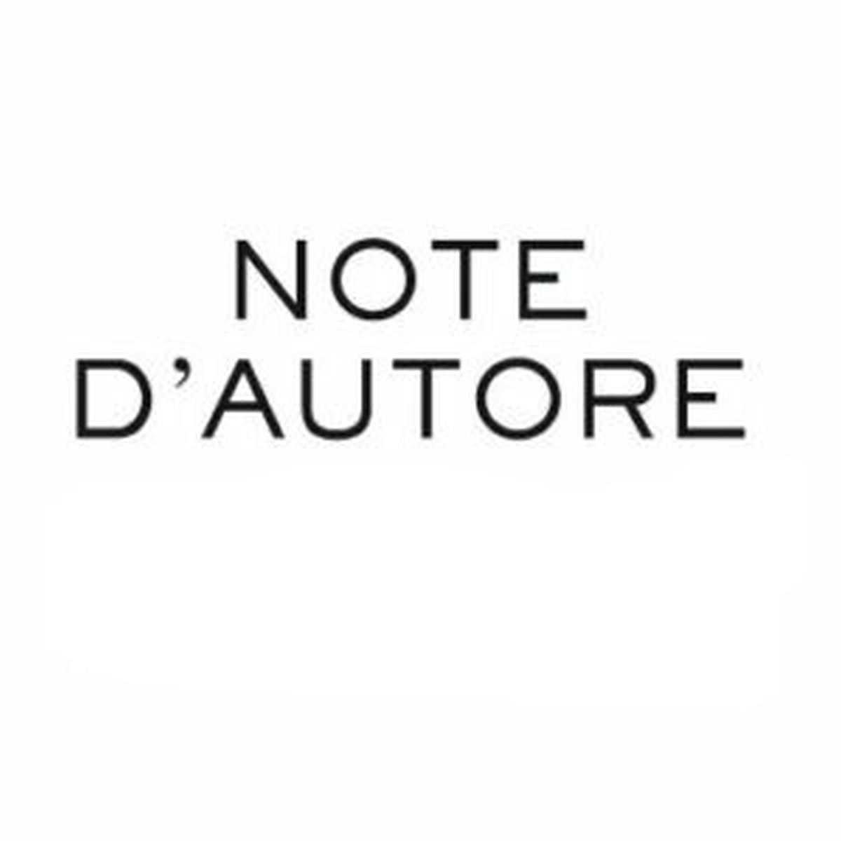 Note d'autore