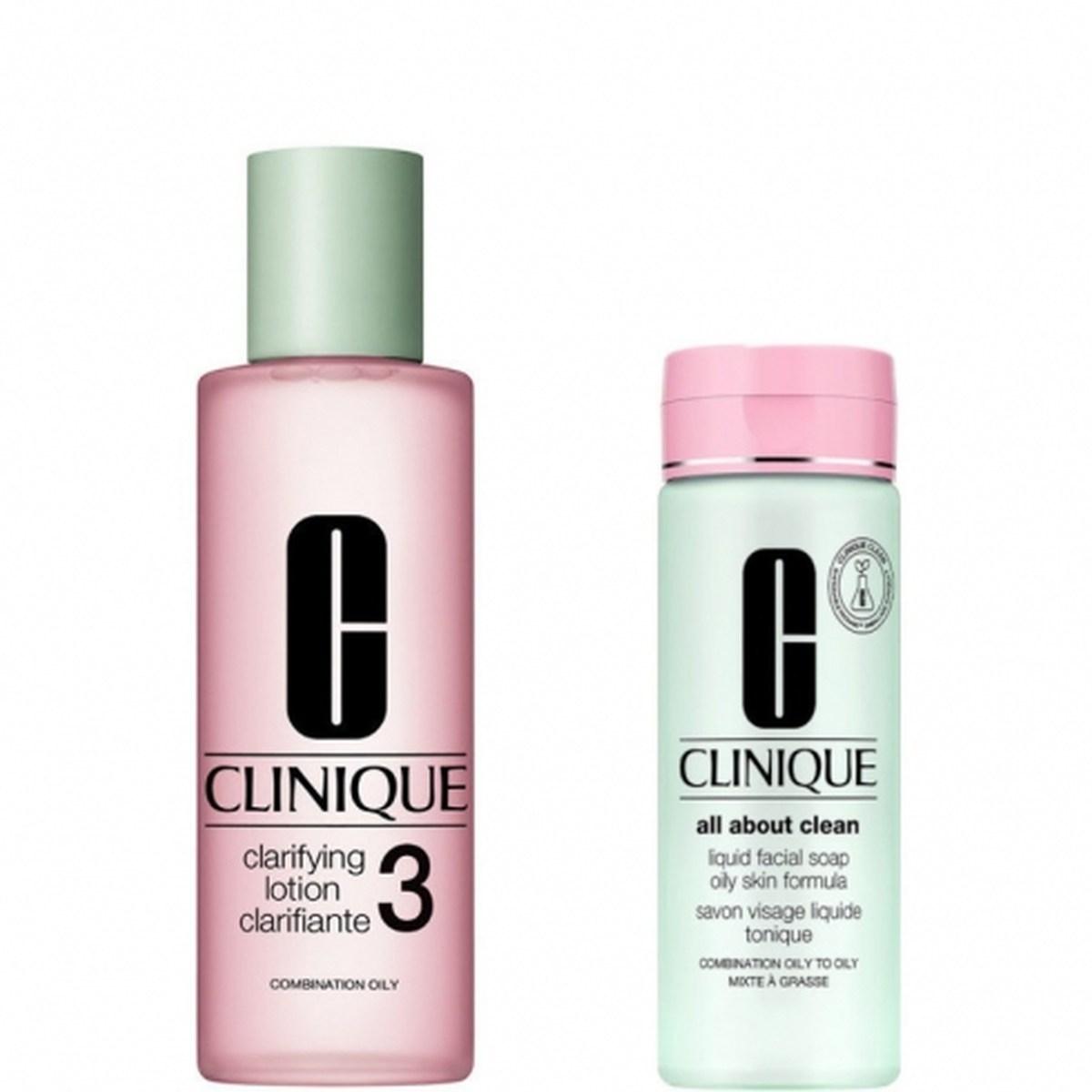 Clarifying lotion 3 + liquid facial soap oily